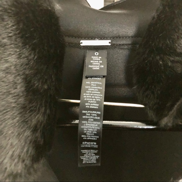 NWOT 🍁 Striped Faux-Fur Vest - Picture 5 of 9